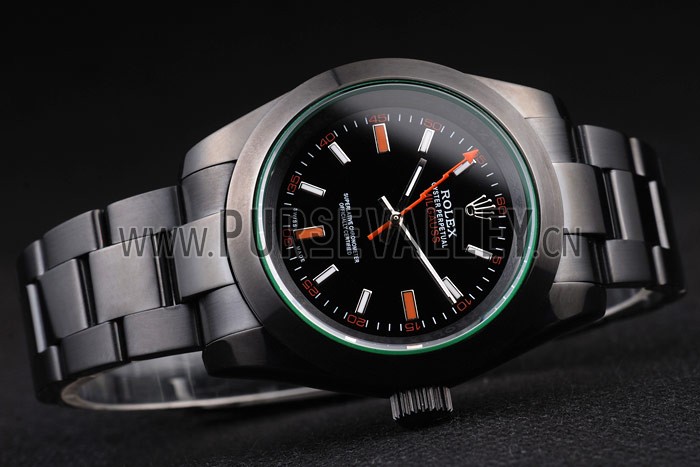 Rolex Milgauss Pro-Hunter Tinted Green Saphire Black Dial