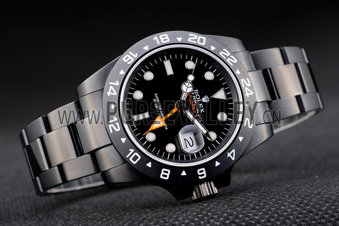 Rolex Explorer Black Ceramic Bezel Black Dial Tachymeter 2385