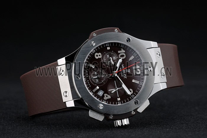 Hublot Big Bang Brown Strap White Dial Watch