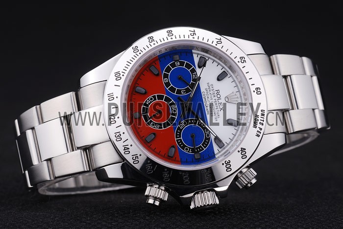 Rolex Cosmograph Daytona Silver Bracelet Russian Flag Dial 7473