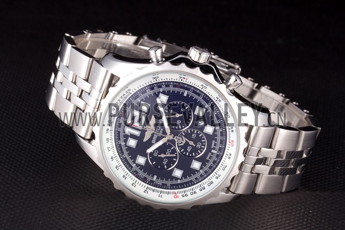 Breitling Navitimer Stainless Steel Strap Black Dial 98236