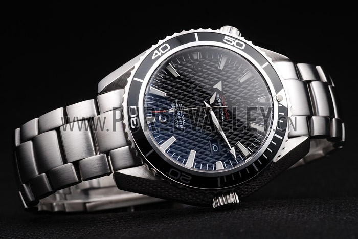 Omega Seamaster Planet Ocean Co-axial Black Case Black Dial 98103