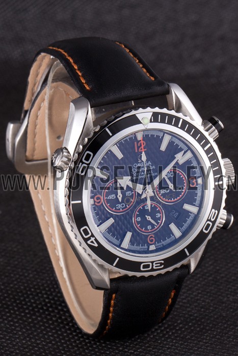 Omega Seamaster Planet Ocean Co-axial Black Case Black Dial 98101