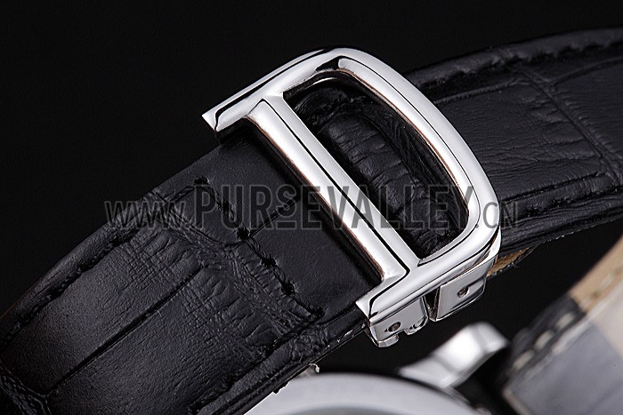 Cartier Rotonde Reversed Tourbillon White Dial 621948