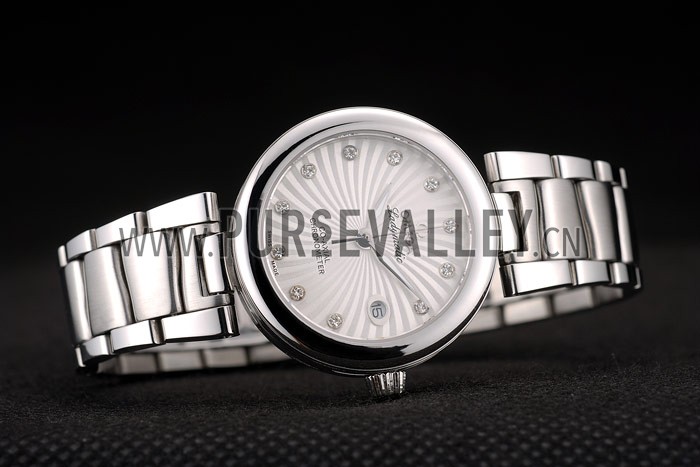 Omega DeVille Ladymatic Stainless Steel Strap White Dial