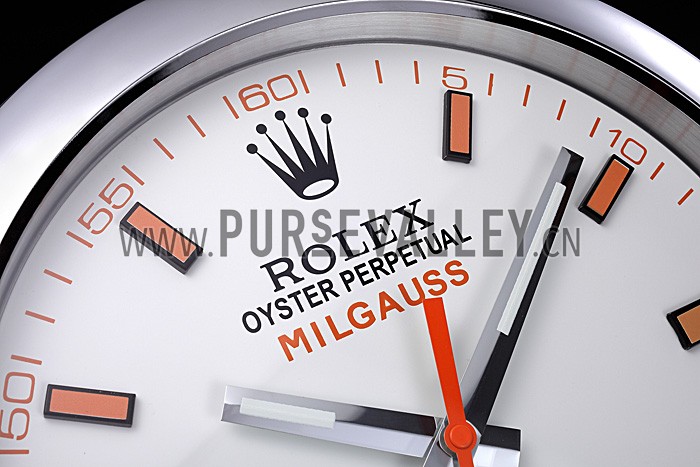 Rolex Milgauss Wall Clock Silver 621910