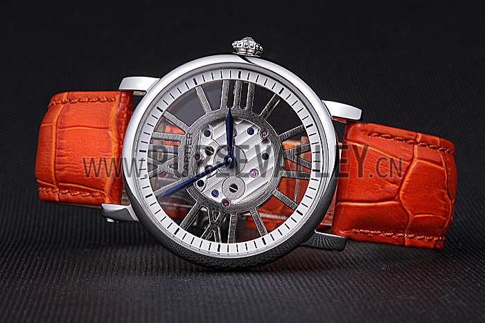 Cartier Rotonde Skeleton Flying Tourbillon Orange 621969