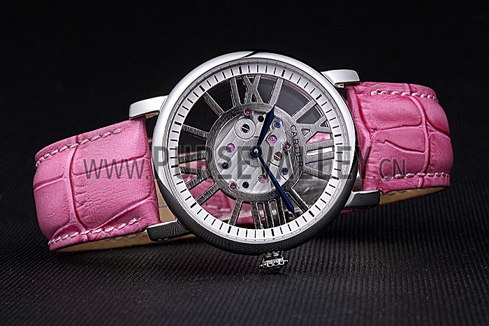 Cartier Rotonde Skeleton Flying Tourbillon Pink 621973