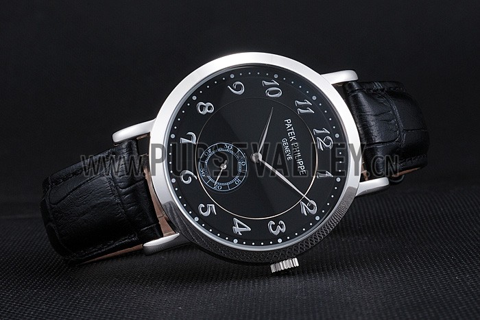 Patek Philippe Calatrava Stainless Steel Black Dial 621987