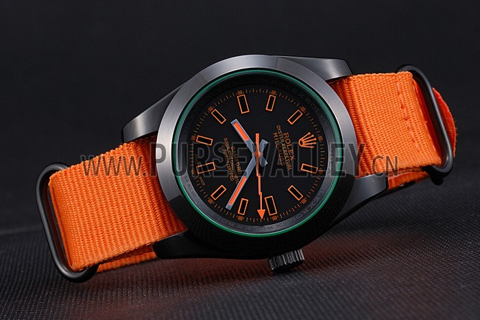 Rolex Milgauss Bamford Orange Nylon Strap 622003
