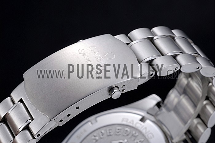 Omega Speedmaster White Grey Stainless Steel Strap 622051