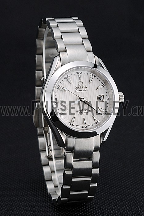 Omega Seamaster Aqua Terra White Dial Stainless Steel Bracelet Ladies 622446