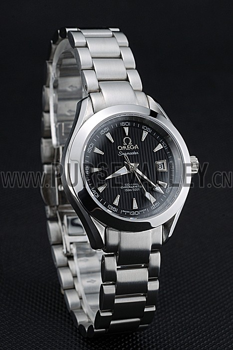 Omega Seamaster Aqua Terra Black Dial Stainless Steel Bracelet 622447