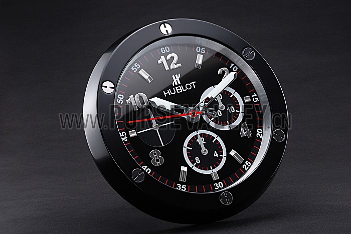 Hublot Big Bang King Power Wall Clock Black-Red 622468