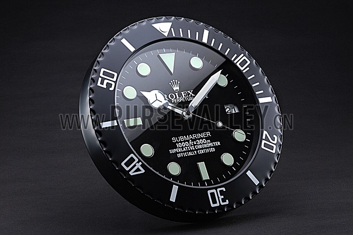 Rolex Submariner Wall Clock Black 622474