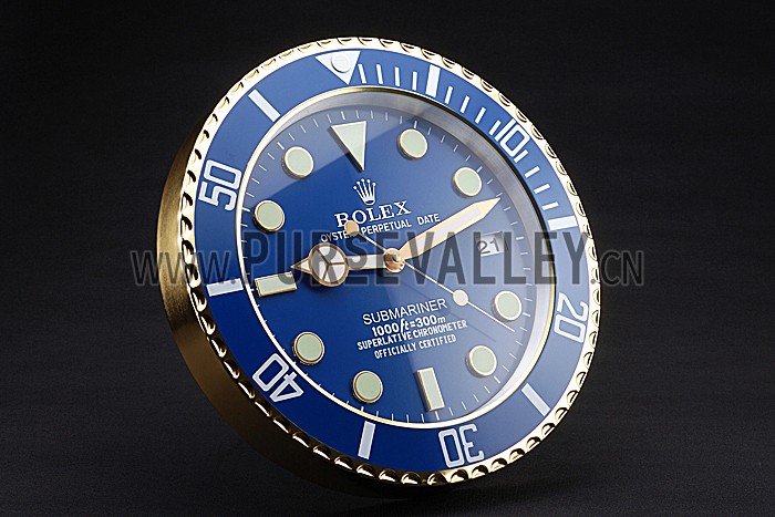 Rolex Submariner Wall Clock Blue 622475