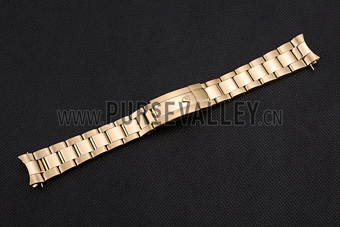 Rolex Polished and Brushed Gold Bracelet 622495