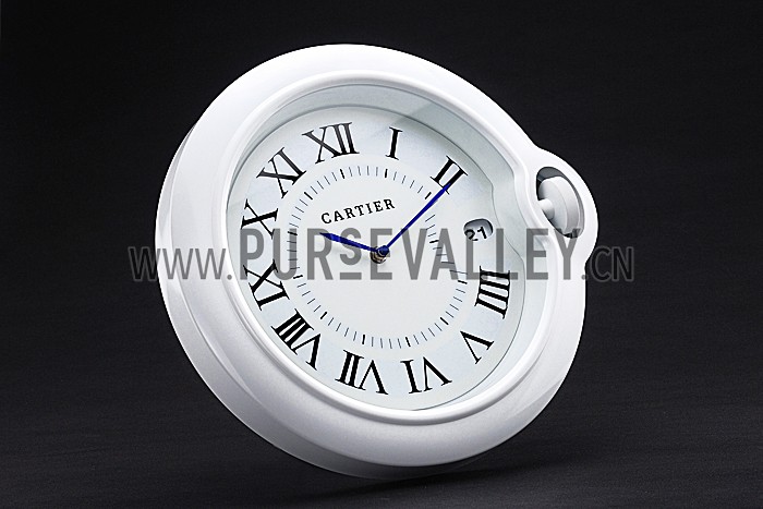 Cartier Bleu de Ballon Wall Clock White 622465