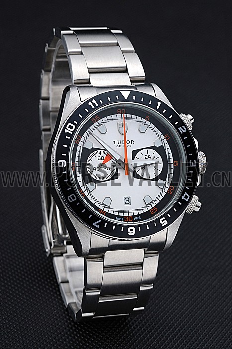 Tudor Heritage Chronograph White Dial Stainless Steel Bracelet 622417