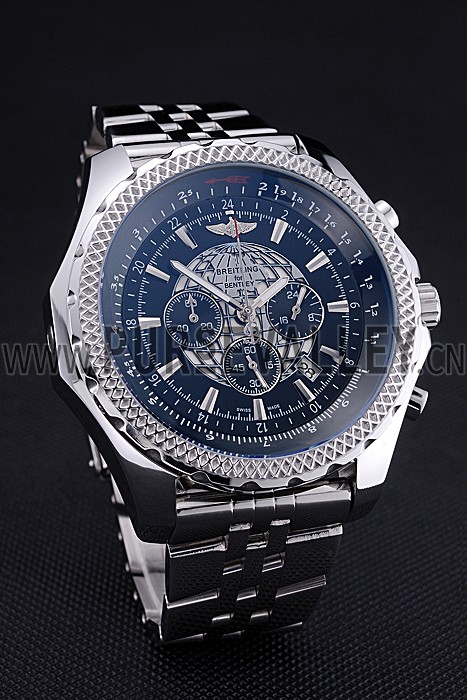 Breitling Bentley B05 Unitime Black Dial Stainless Steel Bracelet 622520