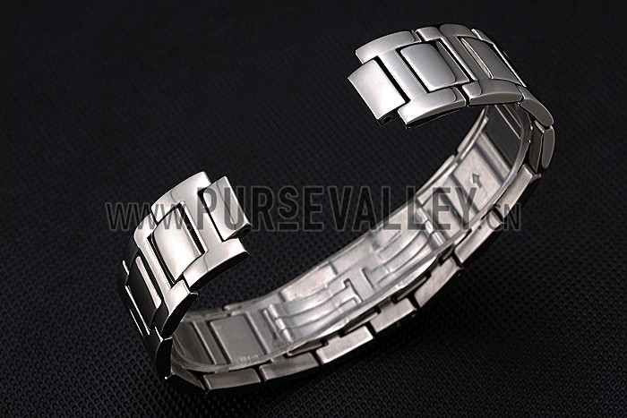 Cartier Brushed Stainless Steel Link Bracelet 622605