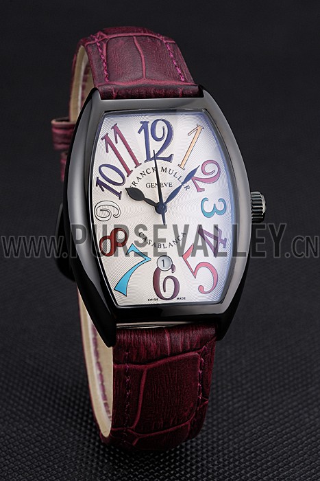 Franck Muller Casablanca Purple Croco Leather Band 621645