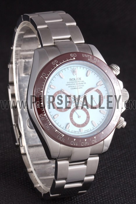 Rolex Daytona Stainless Steel Bracelet with Rouge Bezel and Blue Dial 621572