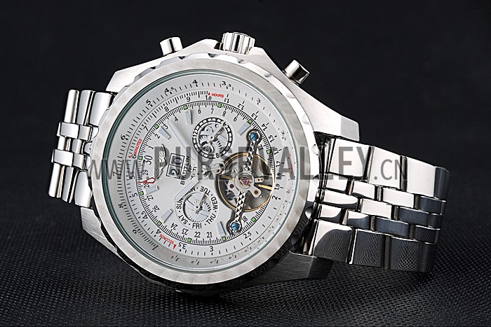 Breitling Bentley Mulliner Tourbillon White Dial Stainless Steel Case And Bracelet 622732