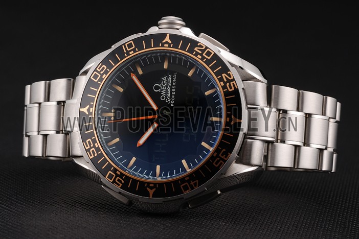 Omega Speedmaster Skywalker X-33 Black Dial Orange On Black Bezel Stainless Steel Case And Bracelet
