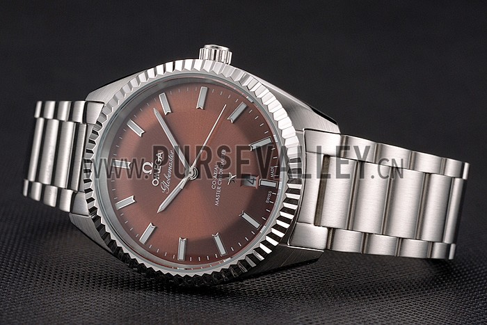 Omega Globemaster Brown Dial Stainless Steel Case And Bracelet
