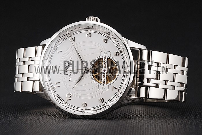 IWC Portugieser Tourbillon White Dial Stainless Steel Case And Bracelet