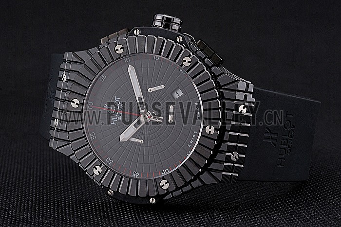 Hublot Big Bang Caviar Black Dial Black Case