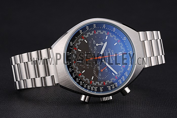 Omega Speedmaster Mark II Brown And Red Dial Stainless Steel Case And Bracelet 622811