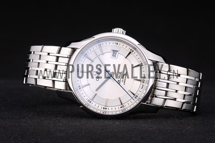 Omega Swiss DeVille Stainless Steel Bezel White Dial 7601