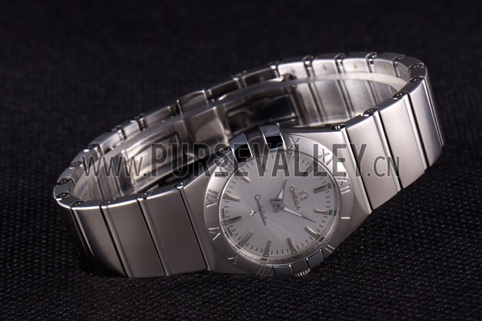 Omega Constellation Grey Dial Stainless Steel Band 621458