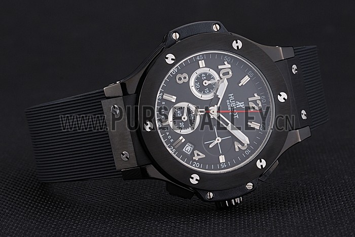 Hublot Big Bang Black Strap Black Dial Watch