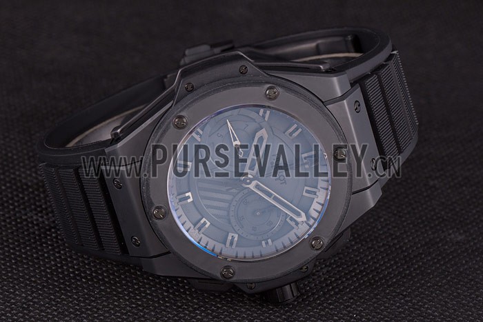 Swiss Hublot King Power Black Dial with Rubber Band shb10 621403
