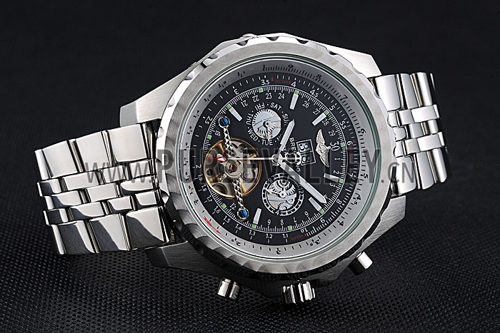 Breitling Bentley Mulliner Tourbillon Black Dial Stainless Steel Case And Bracelet 622731