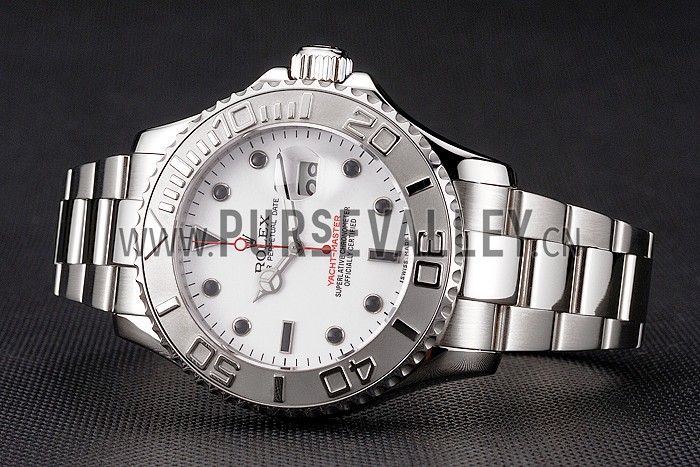 Rolex Yacht-Master White Dial Stainless Steel Case And Bracelet