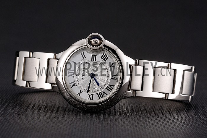 Cartier Ballon Bleu 30mm White Dial Stainless Steel Case And Bracelet