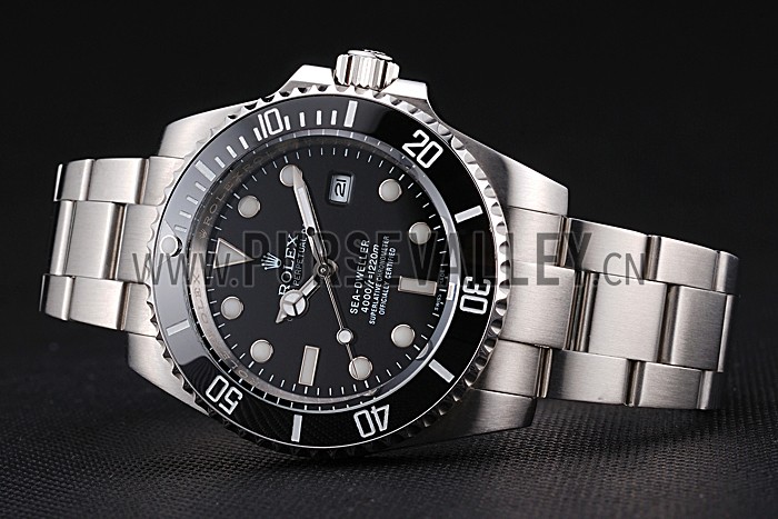 Rolex Sea Dweller Black Dial Stainless Steel Case And Bracelet 622837