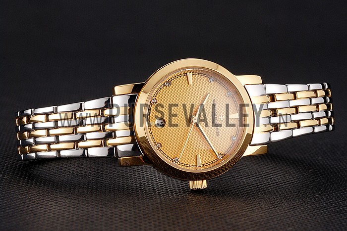 Vacheron Constantin Fine Gold Dial With Diamonds Gold Case Two Tone Bracelet