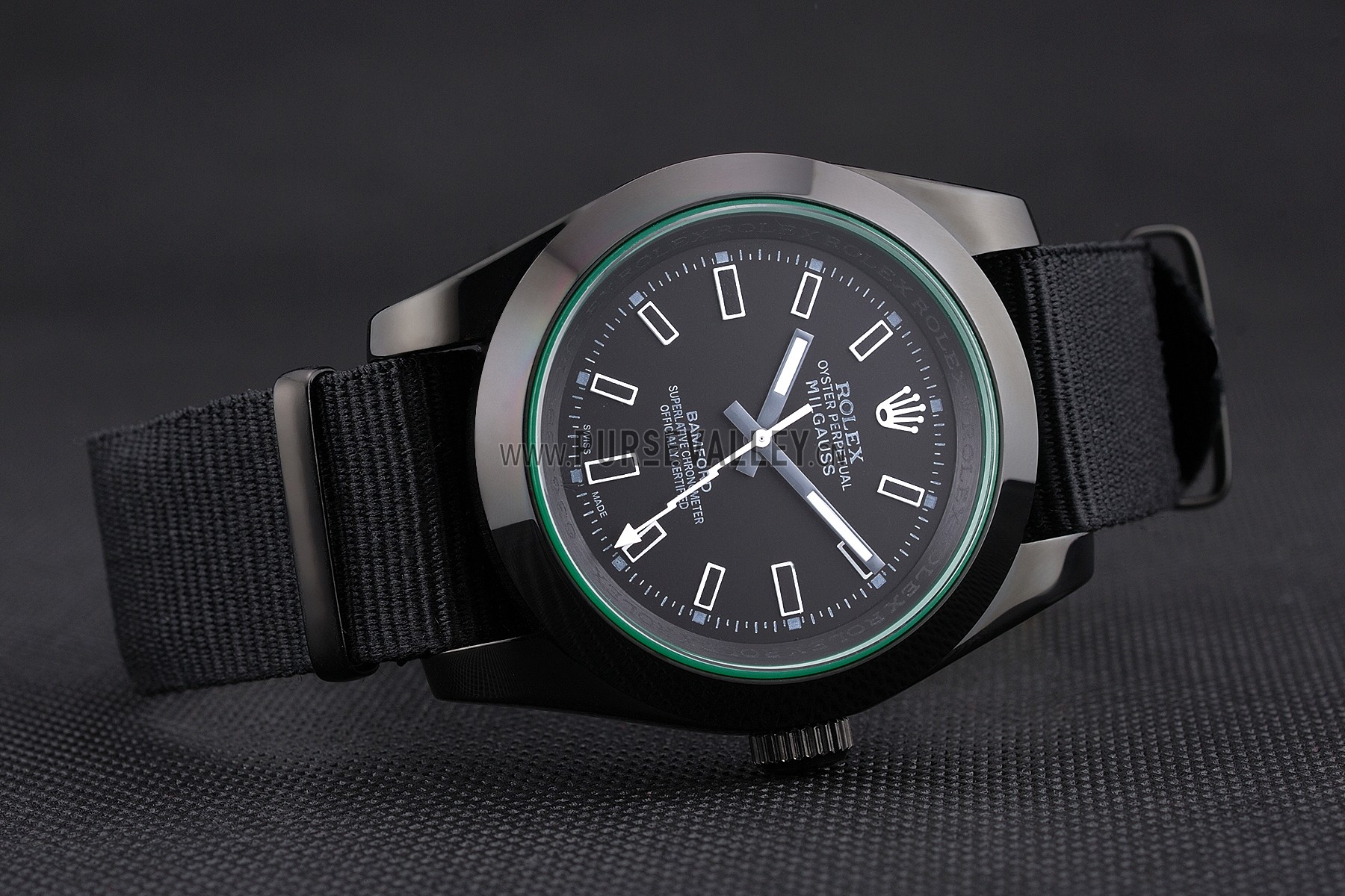 Rolex Milgauss Bamford Black Nylon Strap 622001