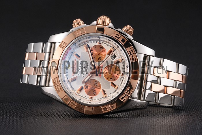 Swiss Breitling Certifie Stainless Steel Bezel White Dial 80288