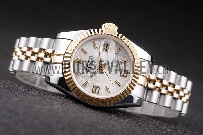 Rolex Datejust Two Tone Stainless Steel Yellow Gold Plated 98079