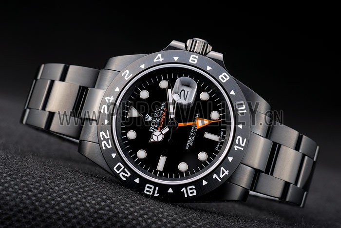 Rolex Explorer Black Ceramic Bezel Black Dial Tachymeter 2385