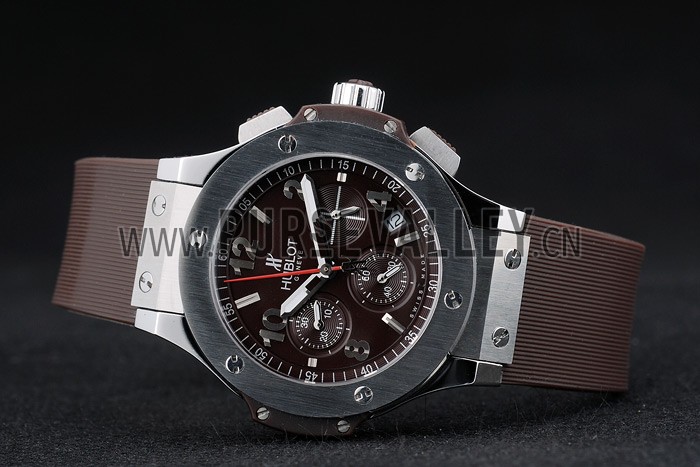 Hublot Big Bang Brown Strap White Dial Watch