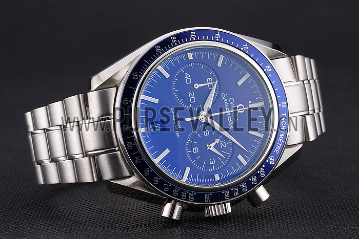 Omega Speedmaster Blue Dial Stainless Steel Case And Bracelet 622802