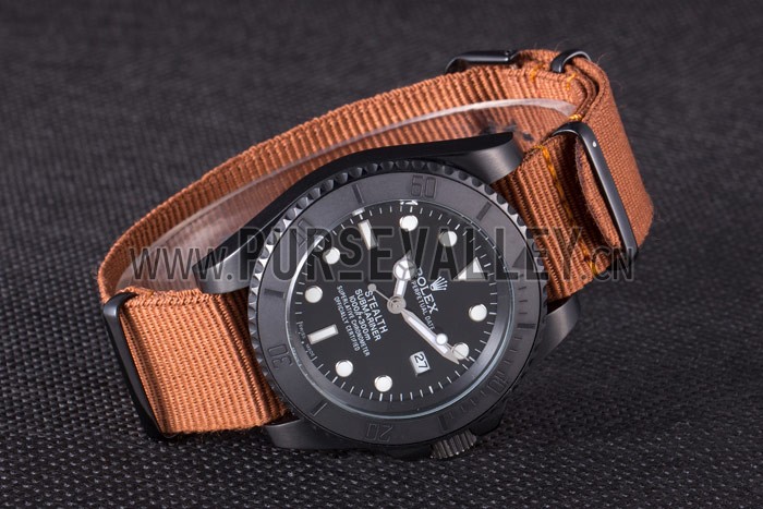 Rolex Submariner STEALTH MK IV Brown Fabric Band rl426 621388