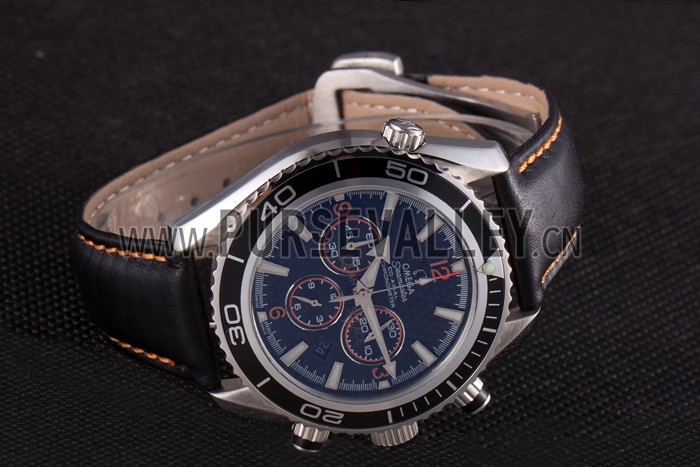 Omega Seamaster Planet Ocean Co-axial Black Case Black Dial 98101